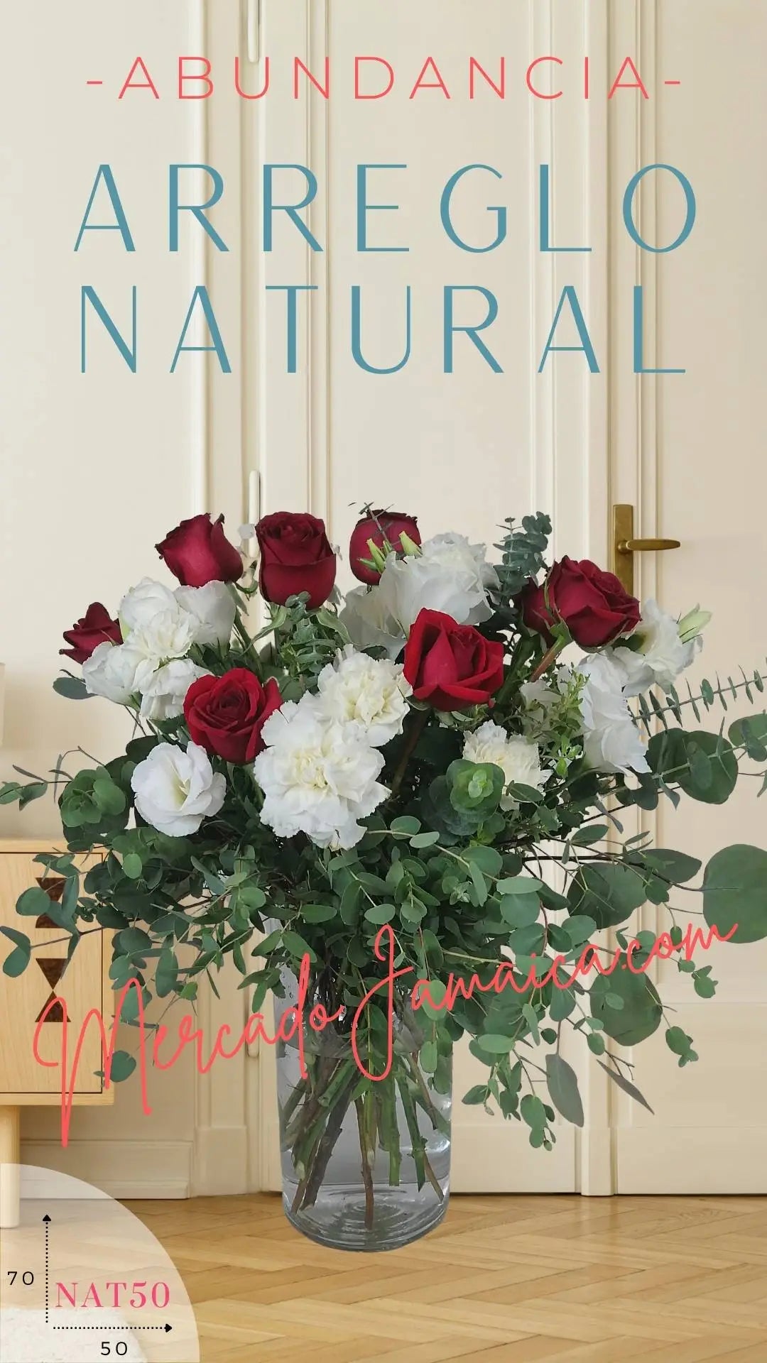 Arreglo 12 Rosas, Claveles y Lisianthus – CDMX
