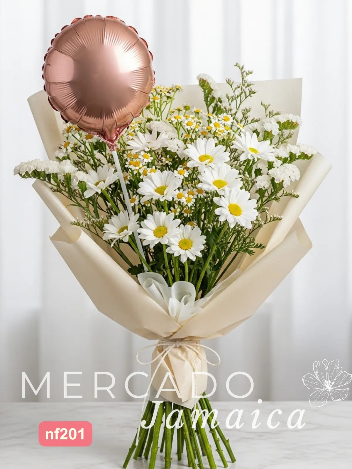 Ramo Prado Feliz: Margaritas y Flores de Campo CDMX