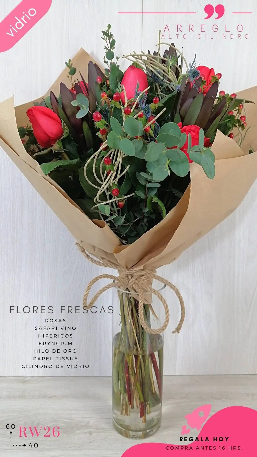 Gran Encanto: Ramo con Rosas a Domicilio CDMX